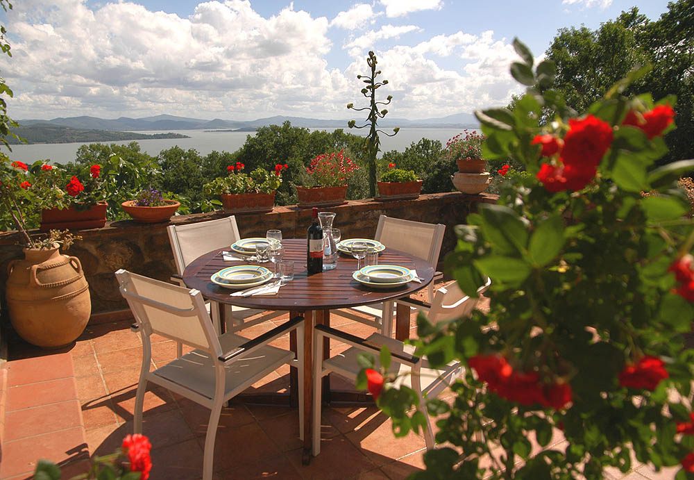Traumhaftes Panorama auf der Terrasse (Wohnung Viola)